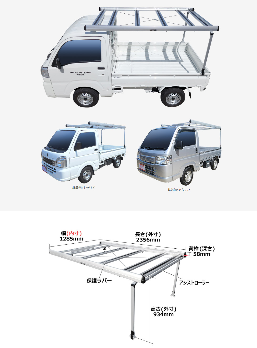 荷台キャリア