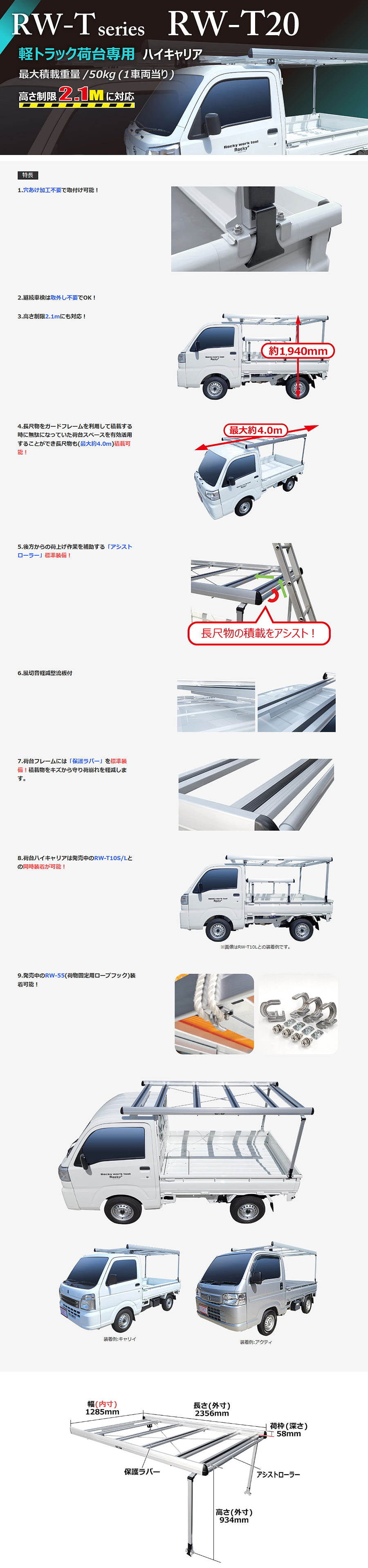 荷台キャリア