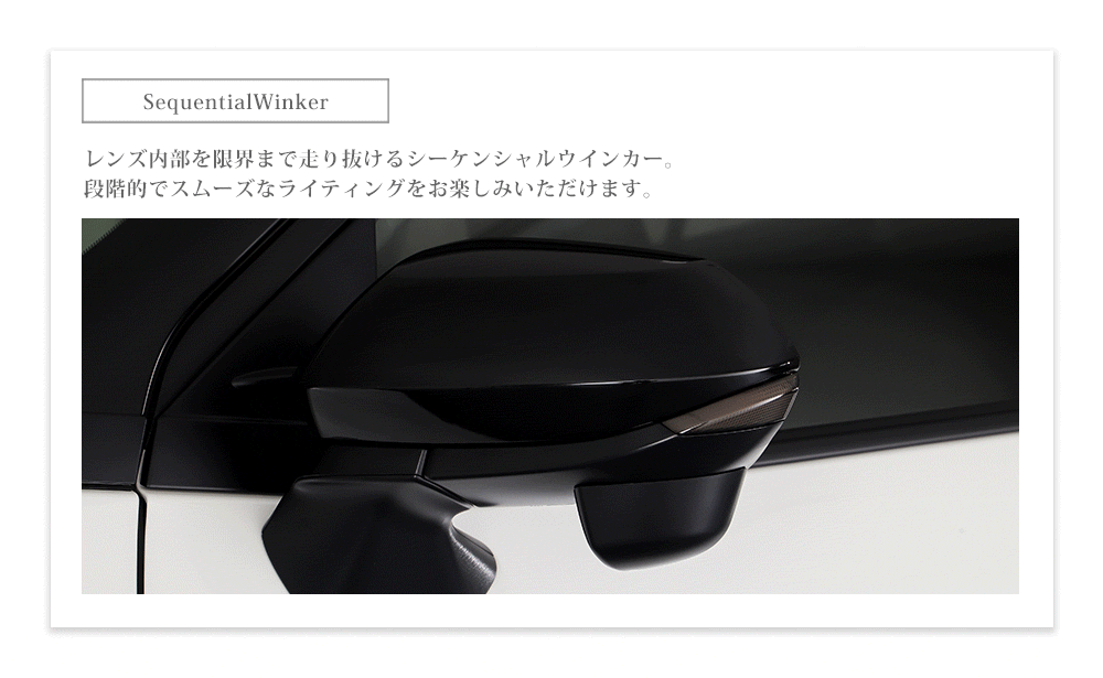 AVEST(アベスト) シーケンシャルドアミラーウィンカーレンズ