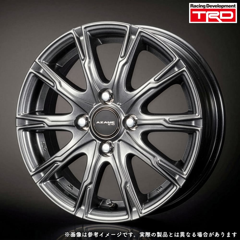 TOPY AZANE E-10&GOODYEAR ICE NAVI8 16インチ TRD TRD TOPY AZANE E10 14x5.0J 4H 100 +39 マットガンメタ / 14