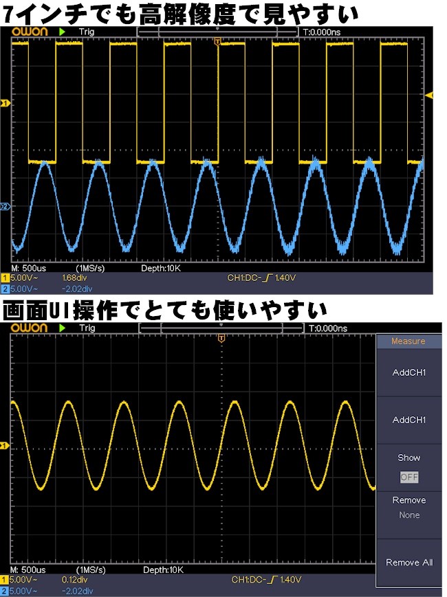 大人女性の大人女性のデジタルオシロスコープ 20MHz 100MHs