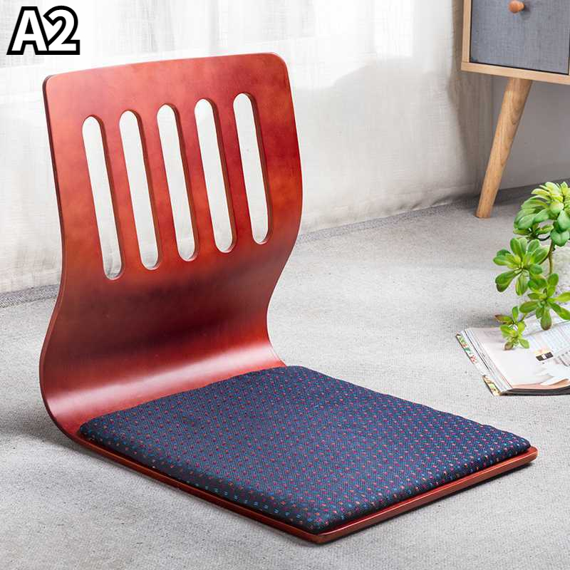 【2点セット】クッション付き座椅子 シナの木 sea-ayushop_b09c8xxxxx