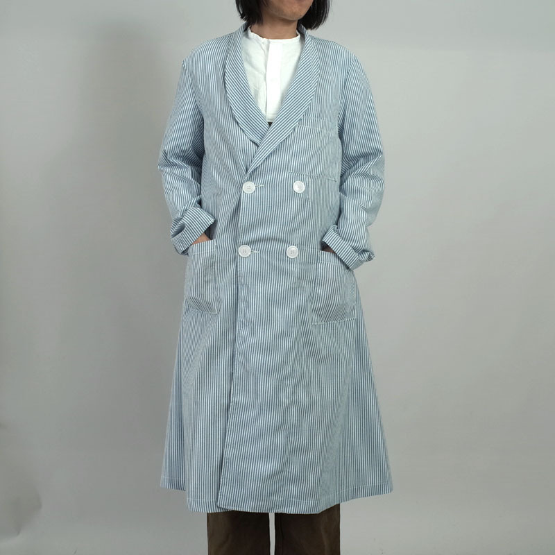 nanamica シアサッカー ストライプ コート nanamica / nanamica 2023 spring and summer