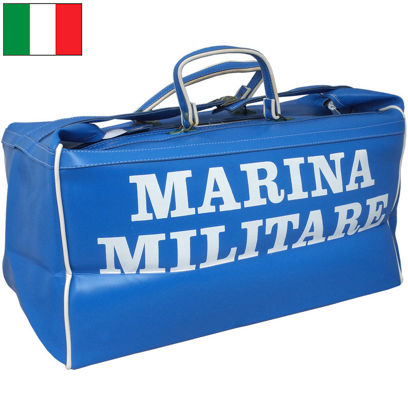 イタリア軍 MMI スポーツ ボストンバッグ ブルー PVCタイプ2 