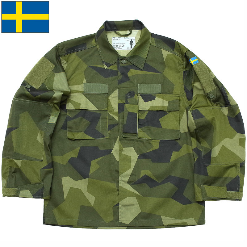 スウェーデン軍タイプ UF90 フィールドシャツ M90 スプリンターカモ 新品 JS174NN UF-90 M-90 カモフラージュ スカンジナビア  迷彩柄 コンバットジャケット : 21031711 : ミリタリー百貨シービーズ - 通販 - Yahoo!ショッピング