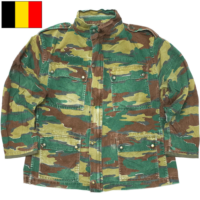 ベルギー軍 ジグソーカモ コンバットジャケット 90年代中期 USED 