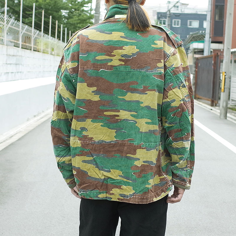 ベルギー軍 ジグソーカモ コンバットジャケット 90年代中期 USED