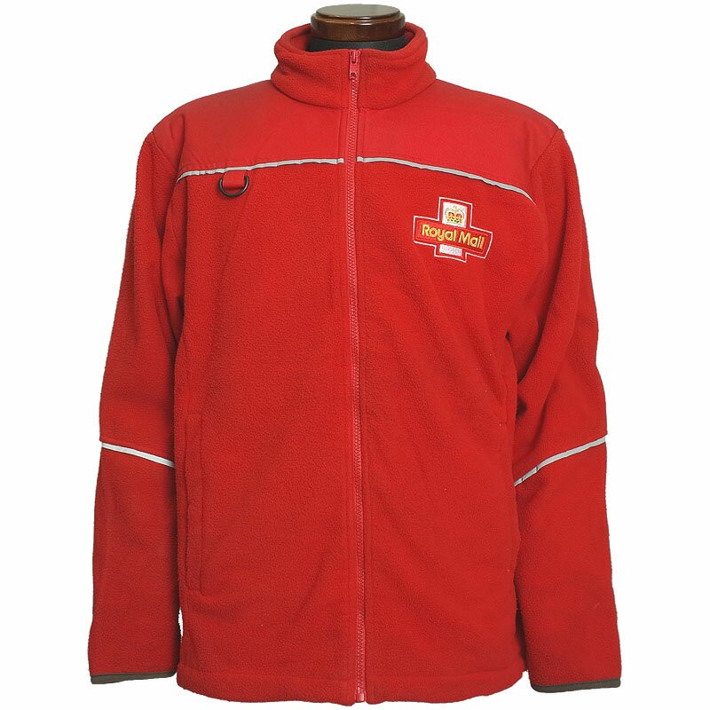イギリス郵便局 ロイヤルメールフリースジャケット レッド USED 