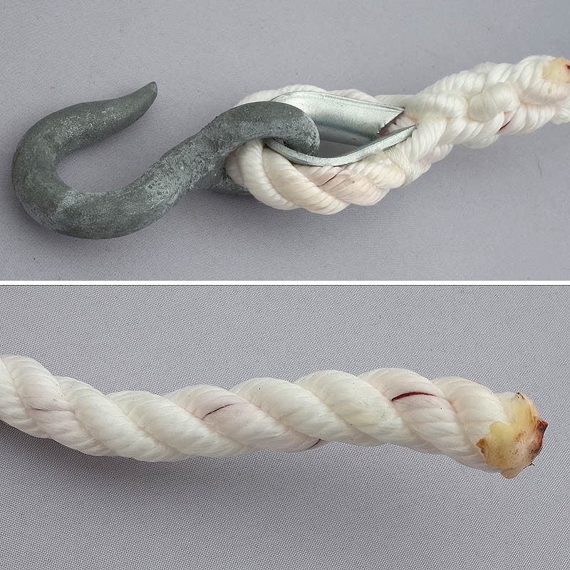 フランス軍 TAP ロープ フック付き 12m デッドストック EE569NN