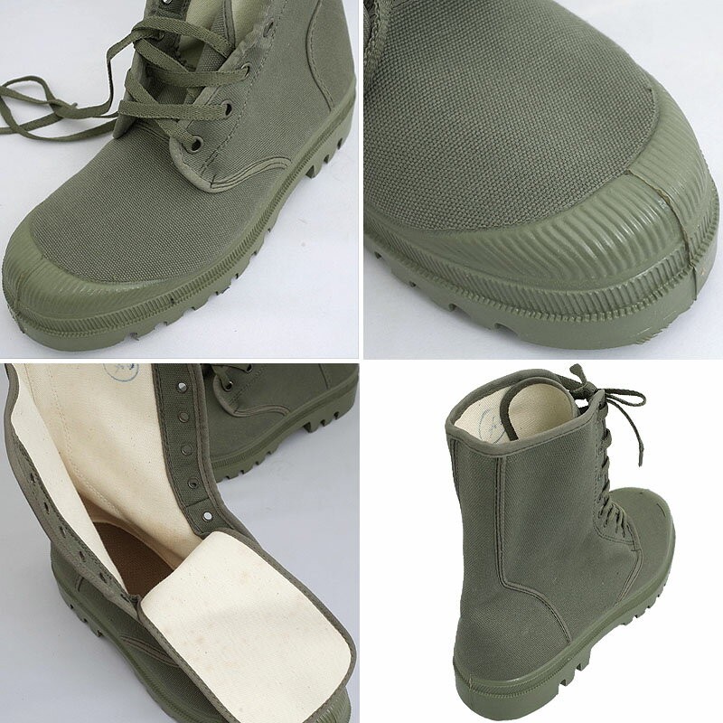 Wissart ウィザード　 ミリタリーキャンバスブーツ フランス軍 Wissart ブッシュブーツ キャンバスブーツ シューズ