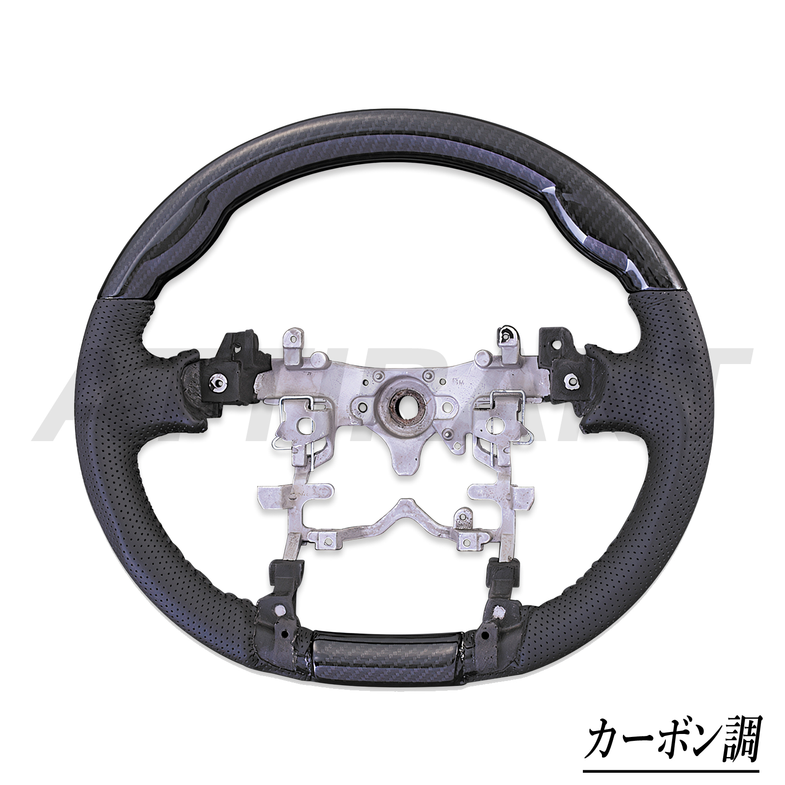 プリウス PHV ZVW35 ステアリングホイール ハンドル パンチングレザー