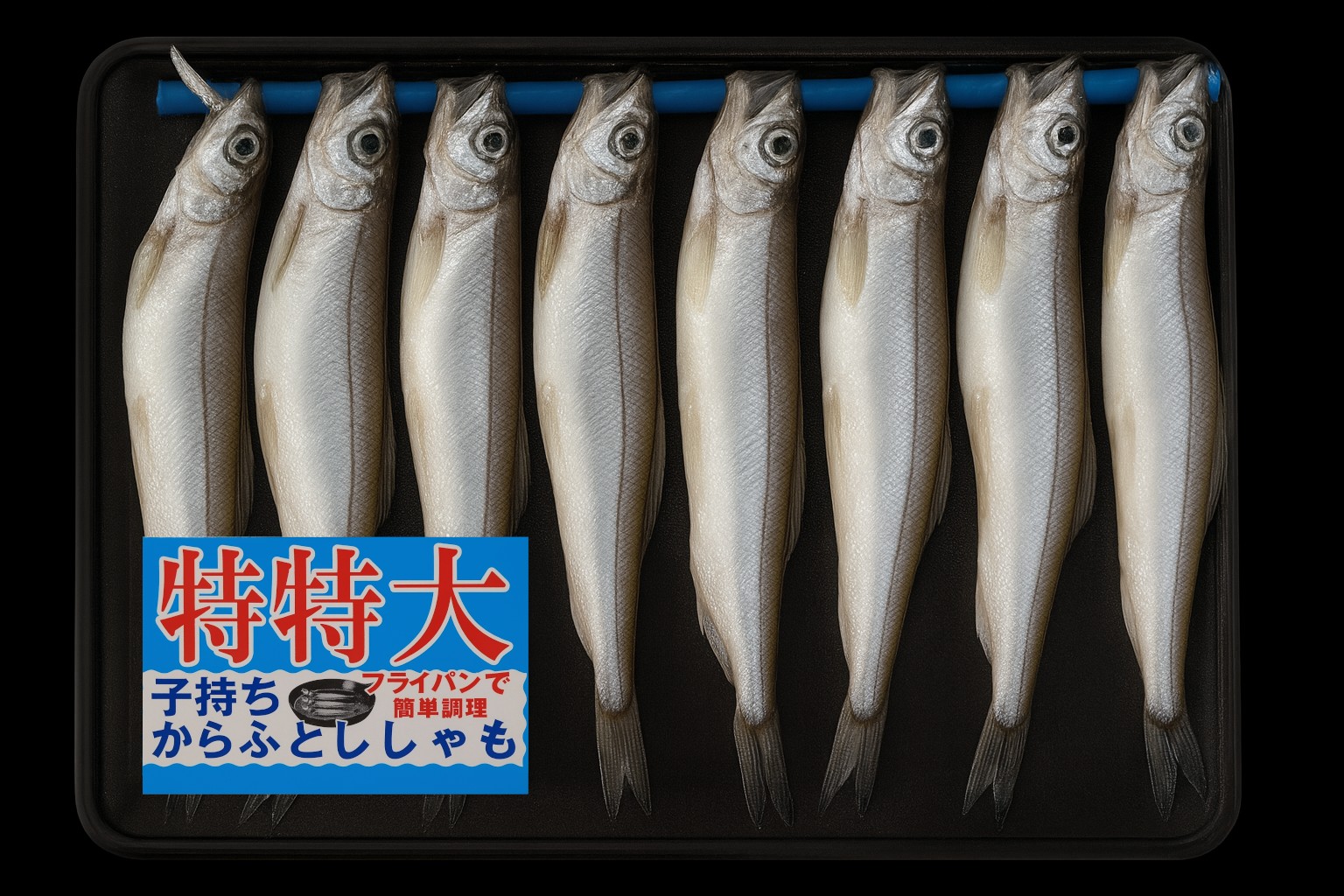 特特大 子持ちからふとししゃも 8尾入 16パックセット : シーフード
