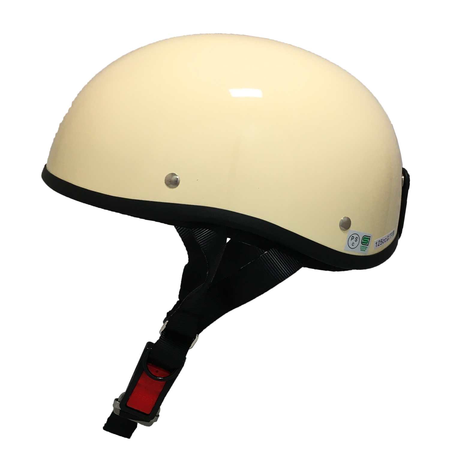 Power7 バイクヘルメット ダックテールヘルメット フリーサイズ 排気量125cc以下対応 ハーフキャップ ヘルメット 全4色 p7-700