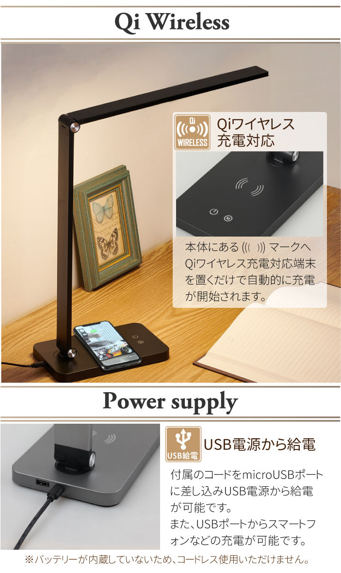 Amazon.co.jp: デスクライト 目に優しい LED スタンドライト