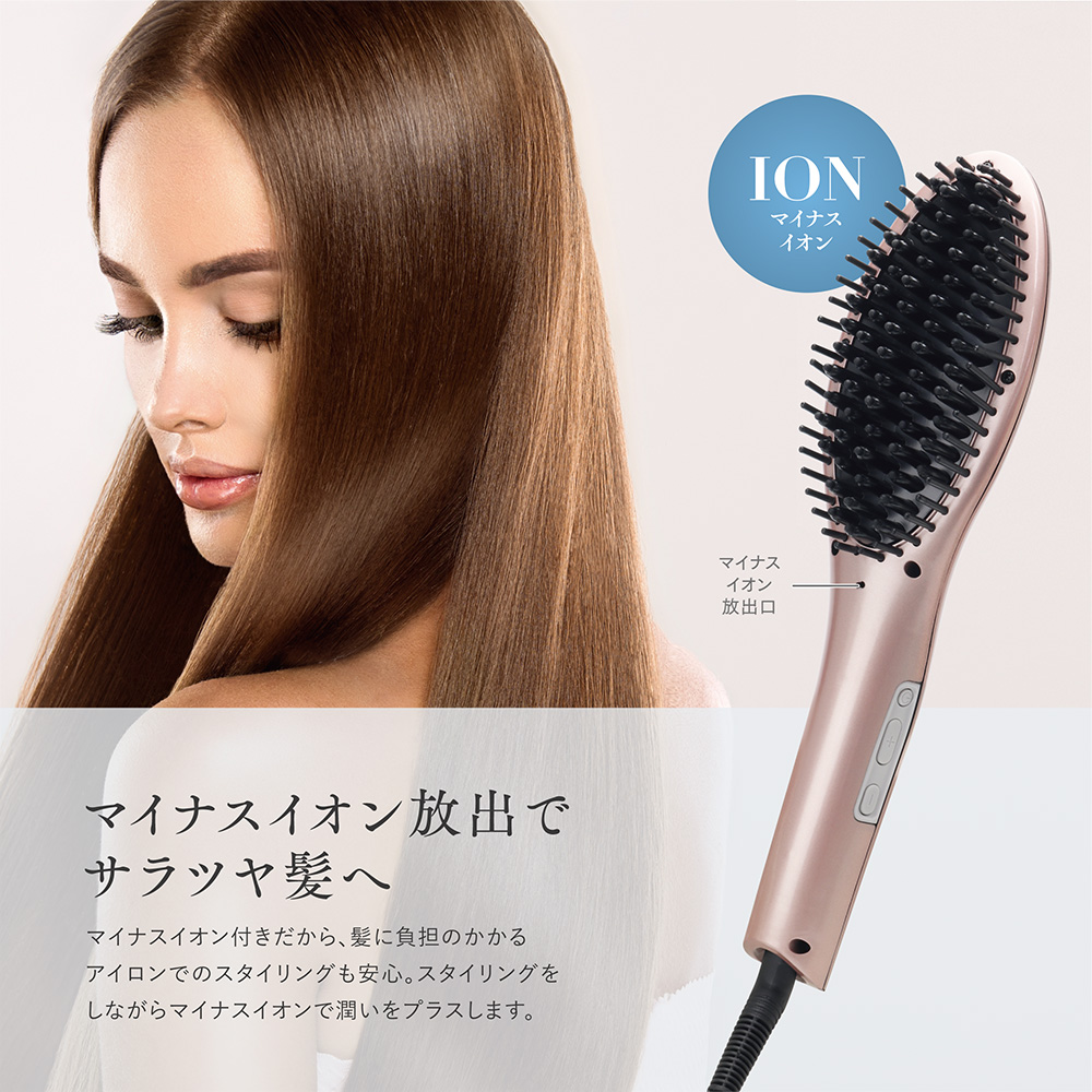 CHEONG ブラシヘアアイロン ピンク CHEONG ブラシヘアアイロン ピンク ヘアアイロン