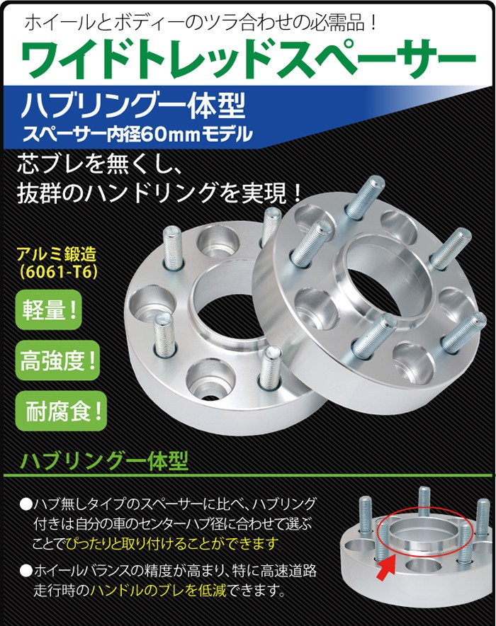 最大68%OFFクーポン ホイールスペーサー 4枚セット HUBリング ワイドトレッドスペーサー スペーサー