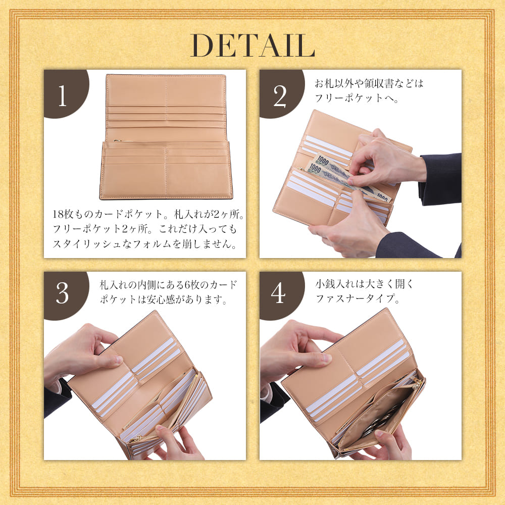 驚きの価格が実現！ 財布 二つ折り メンズ 長財布 ブライドルレザー カード18枚 本革 小物