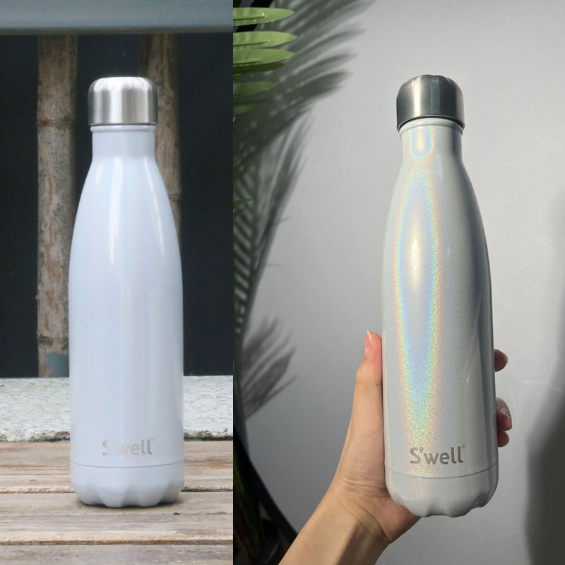 Swell ステンレスボトル 500ml ホワイトゴールド 水筒 Swell メタリック 500ml スウェルボトル スウェル Metallic
