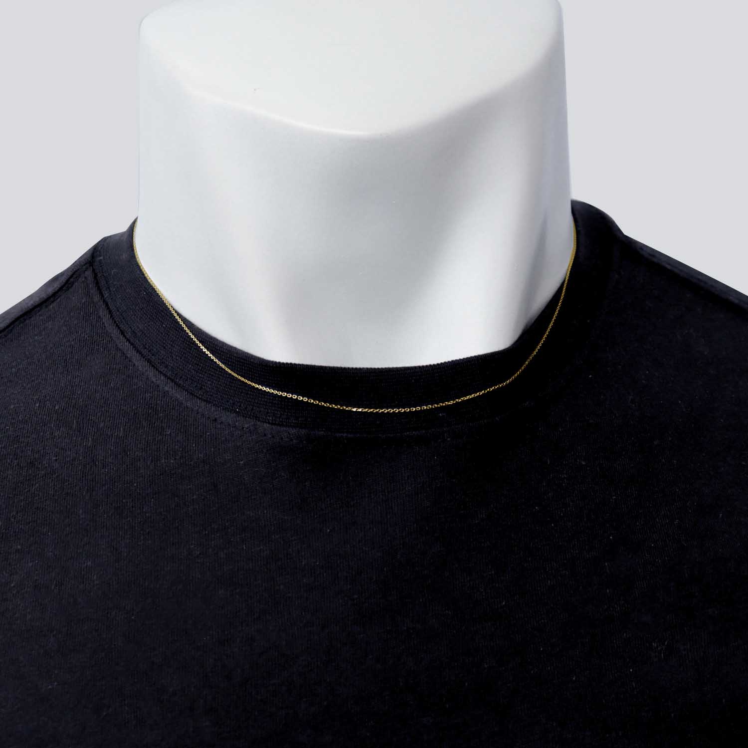 LARA Christie ネックレス チェーン 18金 最長45cm あずき アズキ 幅