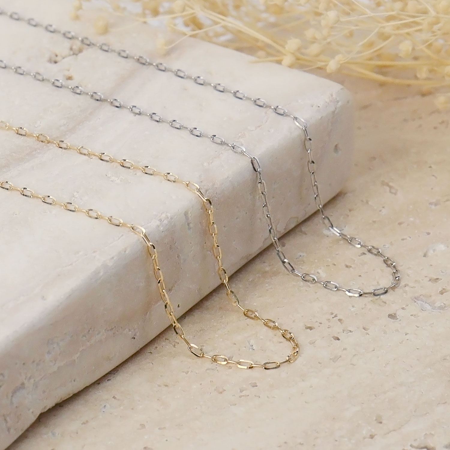 レディースネックレス ゴールド 金色 整理品45cm 17g LARA Christie（ララクリスティー） ネックレス チェーン 18金 最長