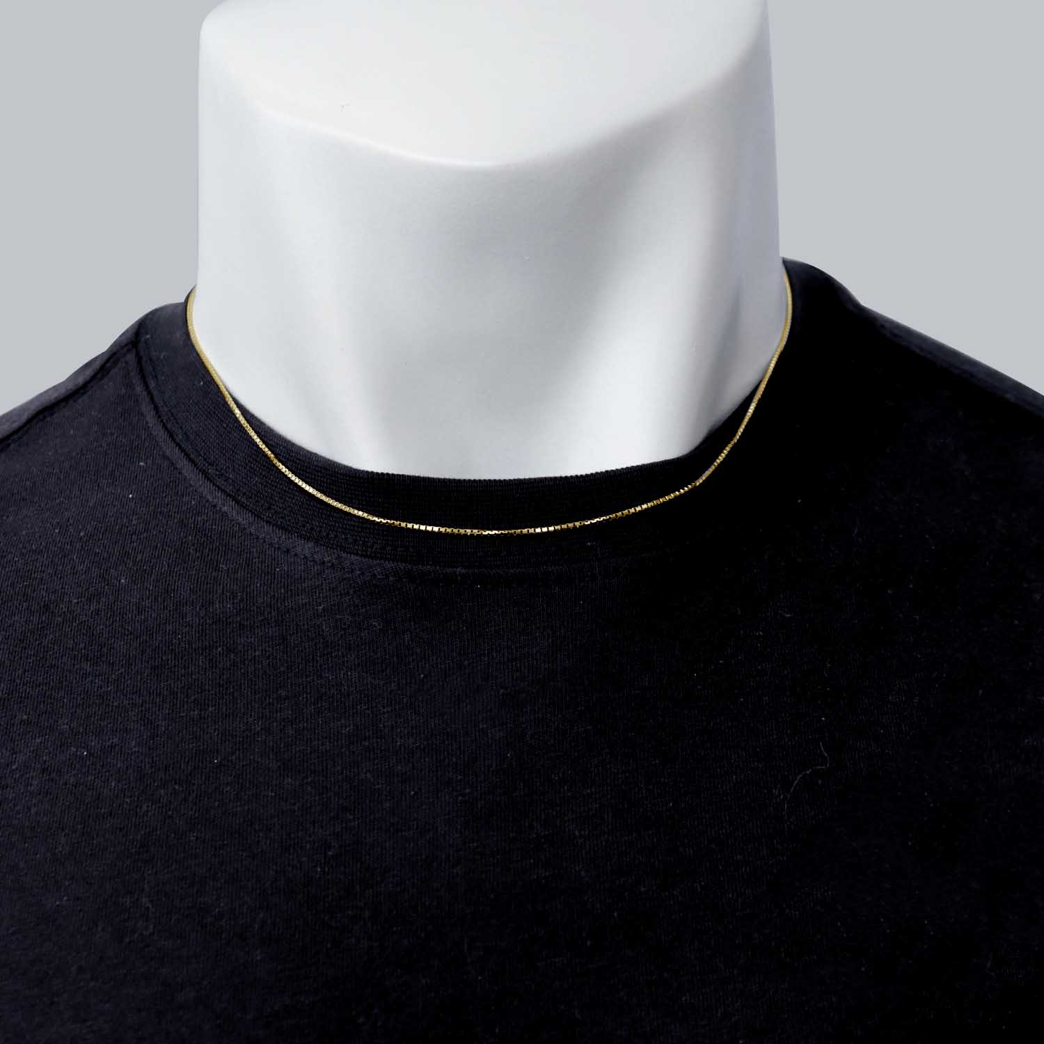 LARA Christie ネックレス チェーン 18金 最長45cm ベネチアン 幅1.1mm