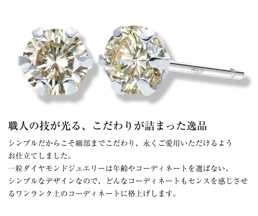 LARA Christie ピアス プラチナ ダイヤモンド PT900 計0.1ct ララクリスティー LARA Christie ピアス レディース メンズ