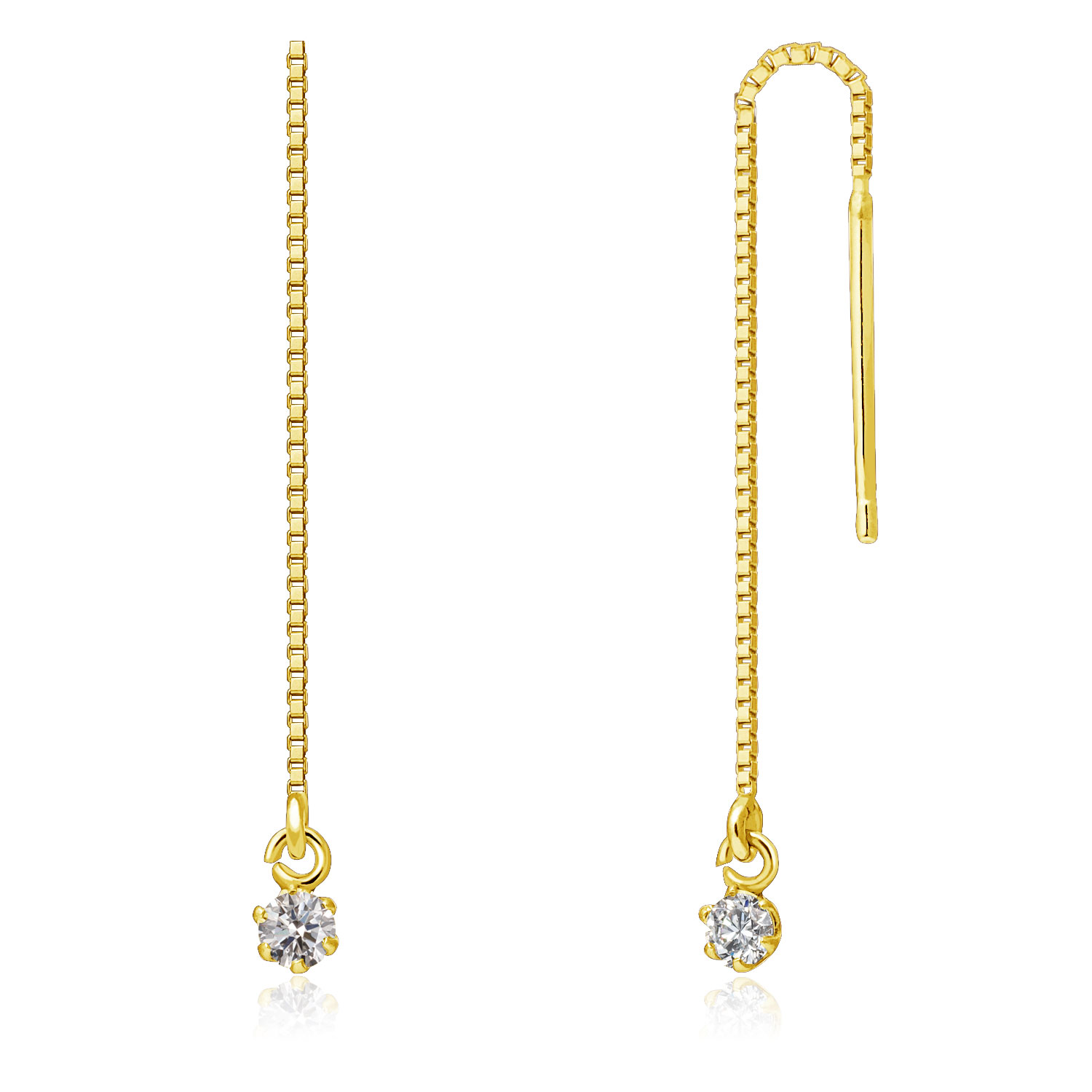ダイヤモンド ピアス ロング 0.1ct Pt900 プラチナ le71- ダイヤモンド ピアス ロング 0.1ct Pt900 プラチナ le71-