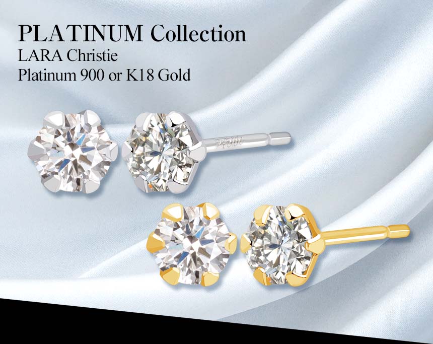 LARA Christie（ララクリスティー） ピアス 18金 レディース ダイヤ