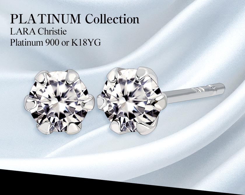 LARA Christie（ララクリスティー） ピアス 18金 レディース ダイヤ