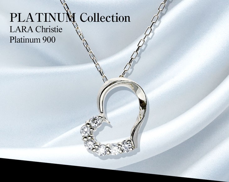 ララクリスティー公式】 ダイヤモンド ネックレス 0.1ct オープン 