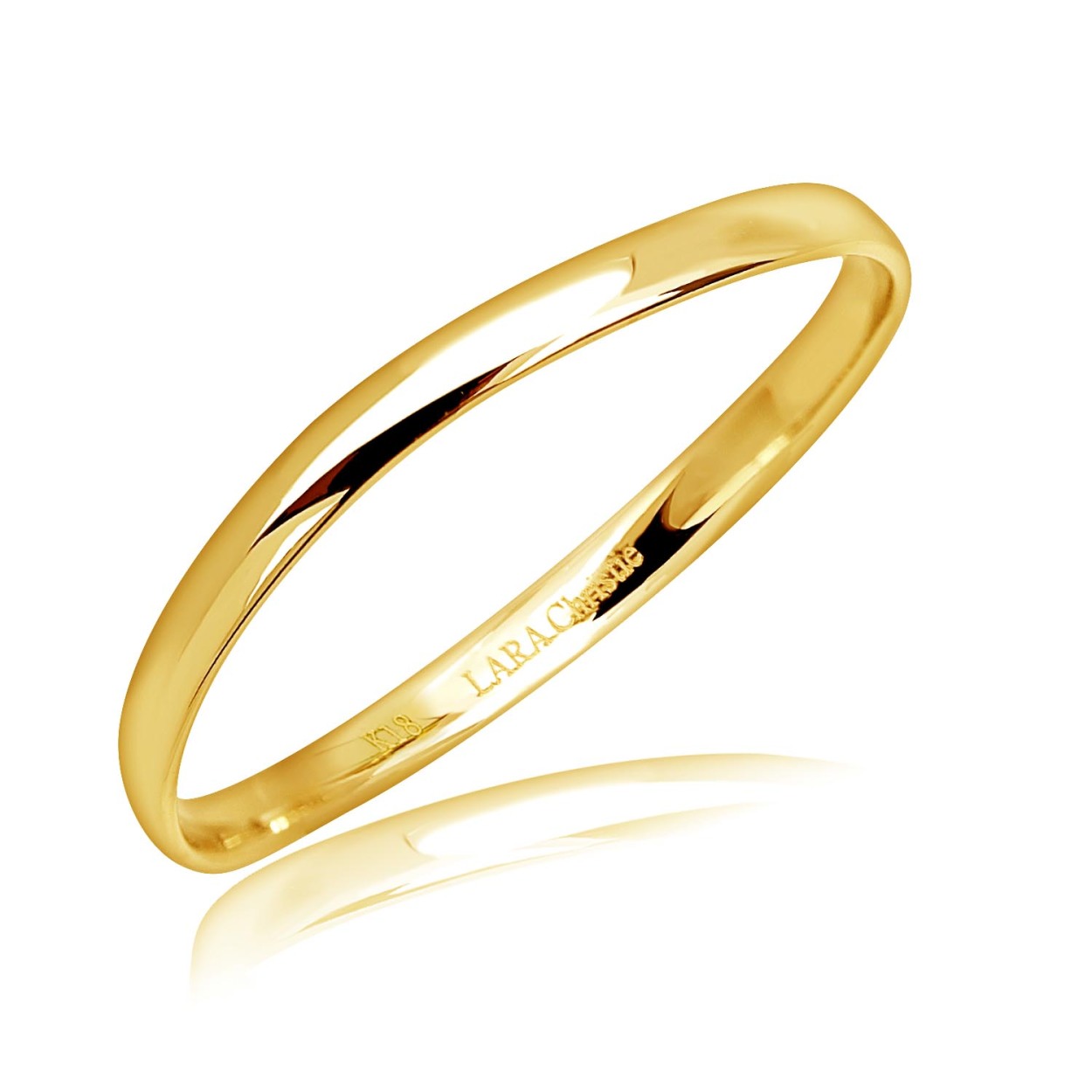 結婚指輪 ゴールド 18金 ブランド マリッジリング 指輪 レディース メンズ リング K18 エターナル 5号〜23号 LPUC ララクリスティー｜sears-collection｜02