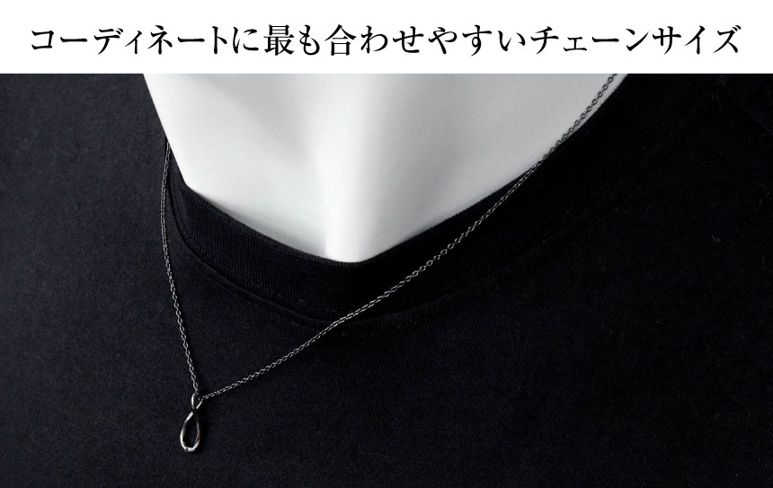 LARA Christie ネックレス メンズ シルバー ∞ インフィニティ