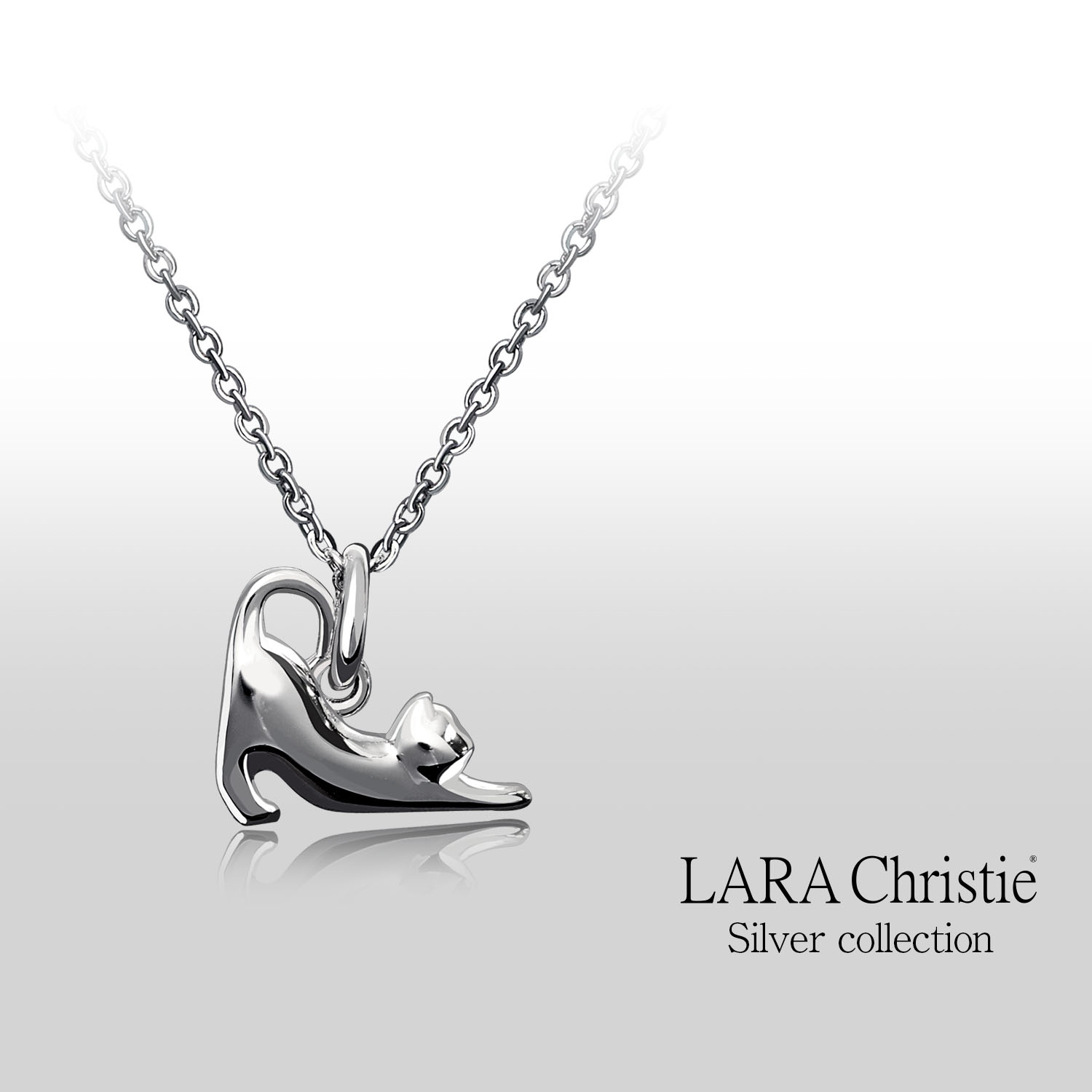 美品⭐️ SAINT LAURENT 猫チャーム ネックレス 2403430-1.gif