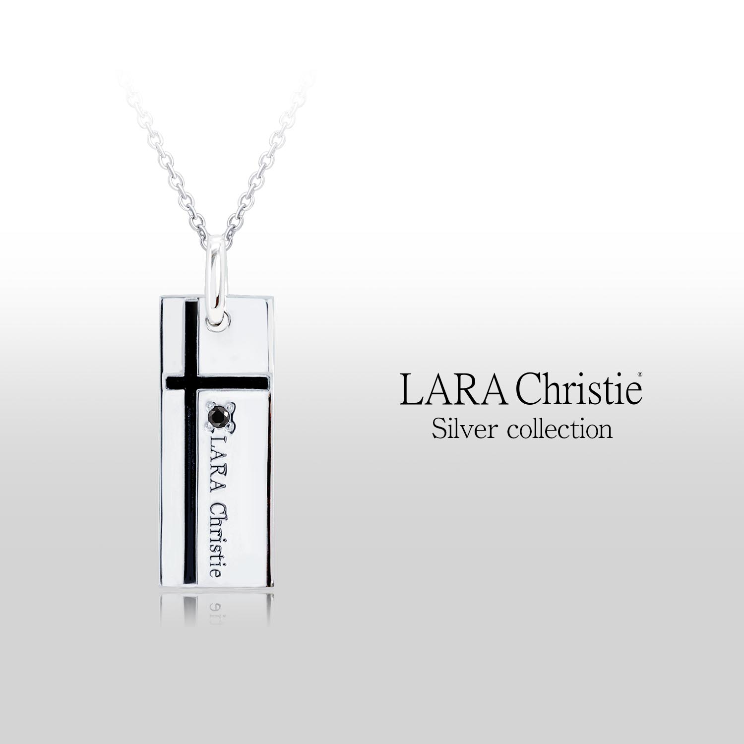 LARA Christie ネックレス メンズ シルバー シルバー925 クロス