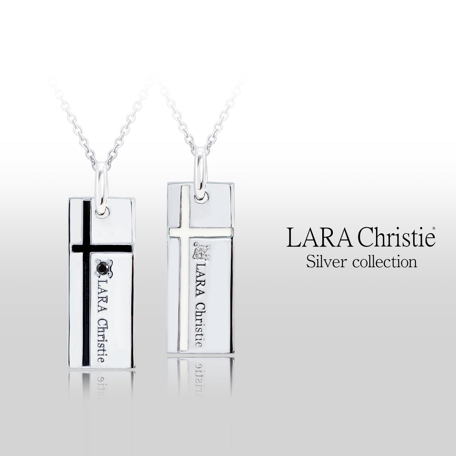 LARA Christie ネックレス ペア シルバー ペアネックレス