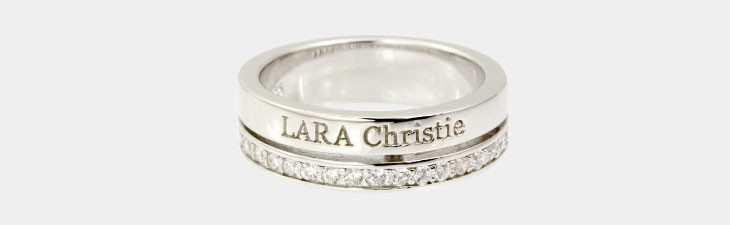ブランド LARA Christie(ララクリスティー)のトラディショナル リング（ホワイトレーベル）の全体像。