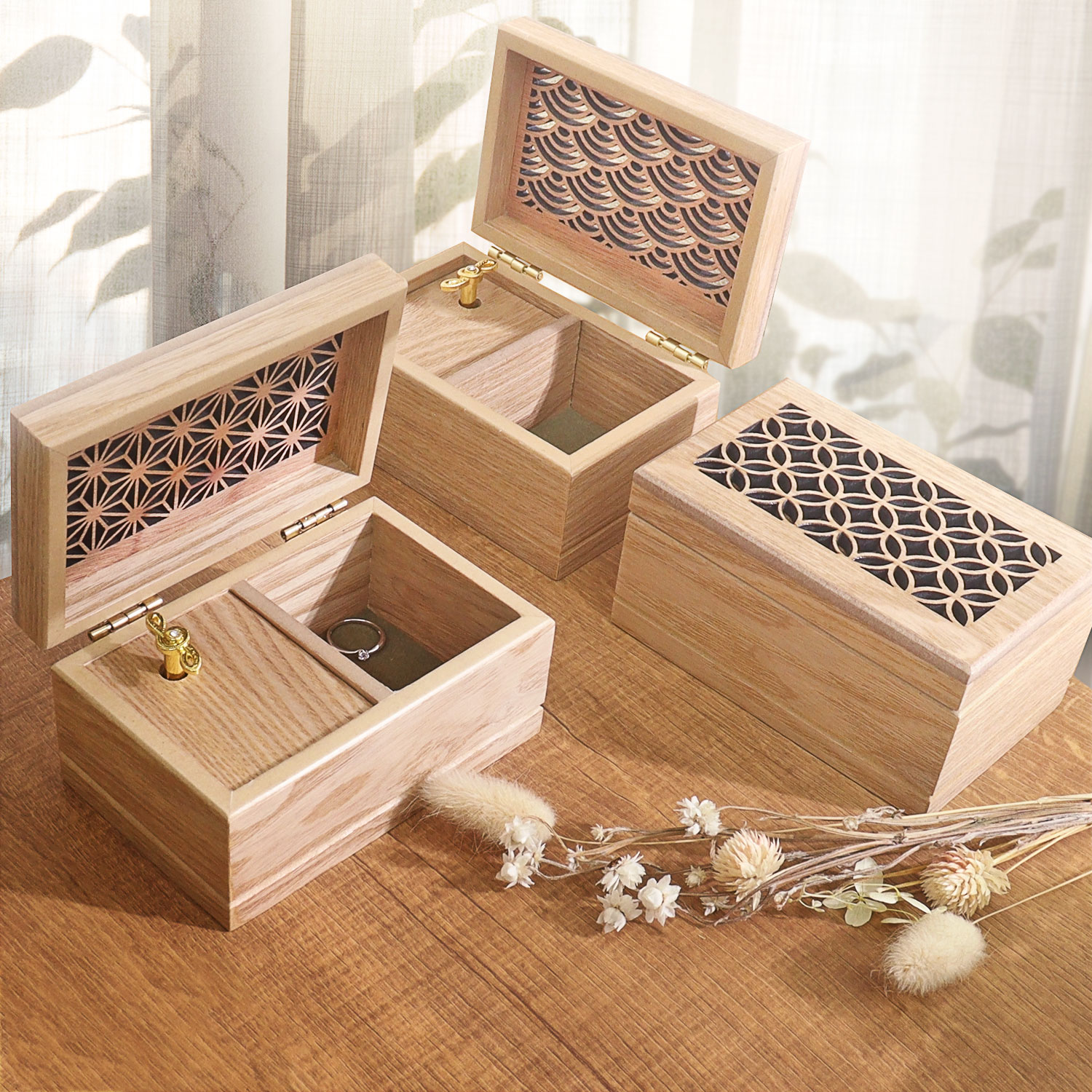 オルゴール小物入れ 18弁】ハートBOX（小） オルゴール かわいい 小物入れ ｜株式会社