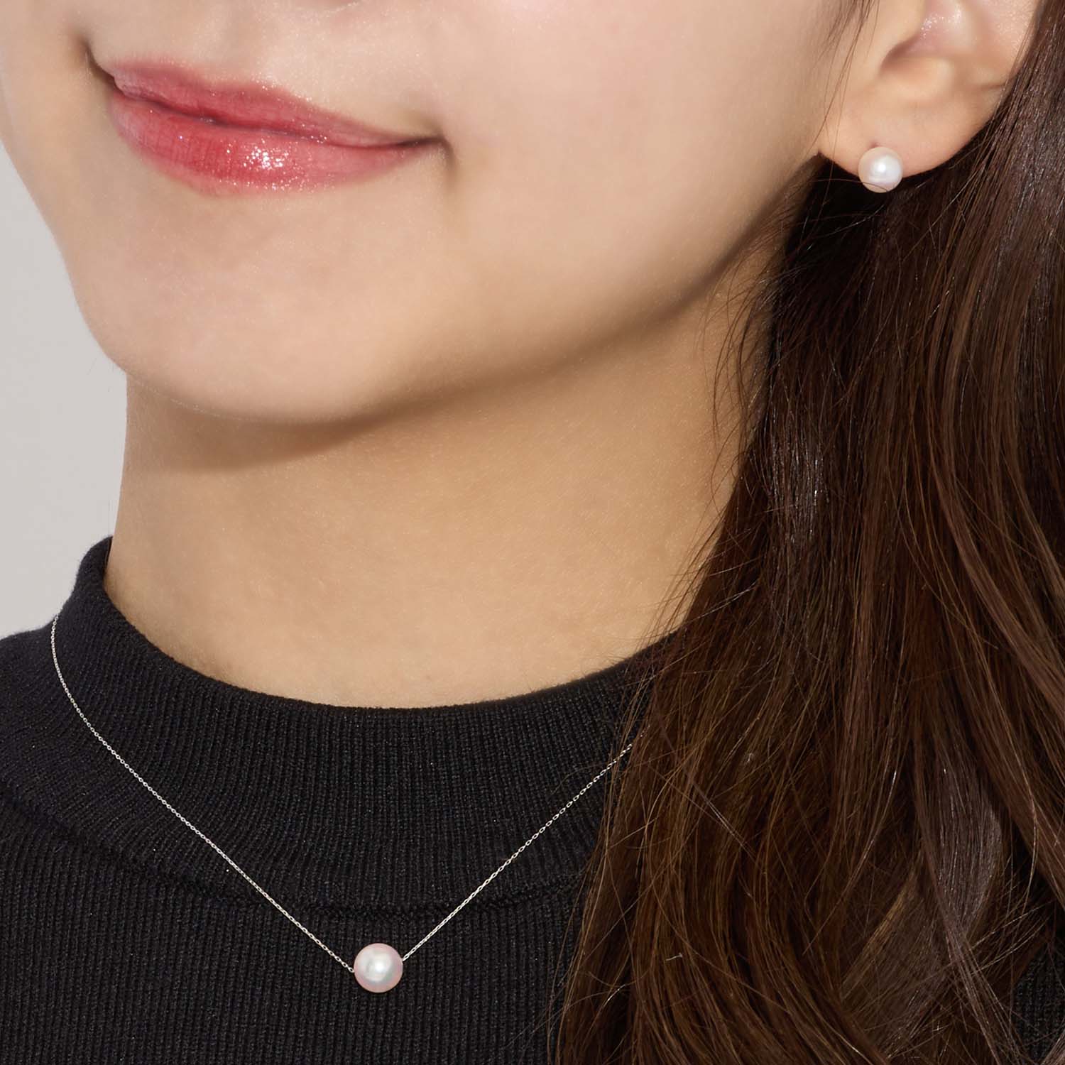 Sears（シアーズ） アコヤ真珠 ピアス レディース 18金 あこや真珠 