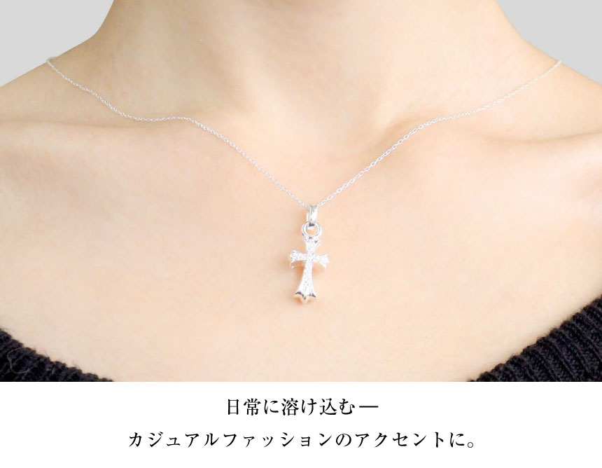 シアーズ ペンダントトップ クロス ネックレス トップ メンズ レディース ユニセックス シルバー925 アクセサリー ブランド｜sears-collection｜07