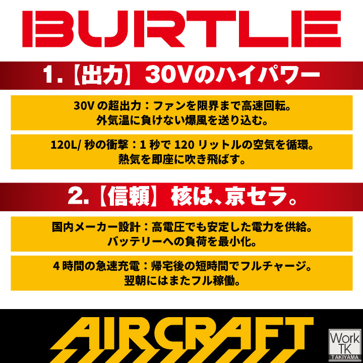 BURTLE（バートル） (2026年30V在庫有・即納) バッテリーセット