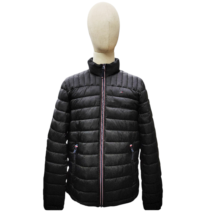   トミーヒルフィガー 中綿ジャケット ブラック L TOMMY HILFIGER（トミー・ヒルフィガー） 中綿ジャケット メンズ