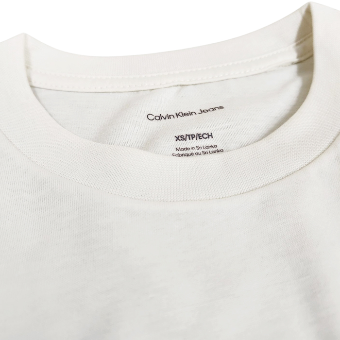 並行輸入品 カルバンクライン ジーンズ レディース Tシャツ クルーネック 半袖 ギフト   Jeans crew neck Tee bluesurf 341 tofu 104 47B864G Calvin Klein 並行輸入品 カルバンクライン ジーンズ レディース