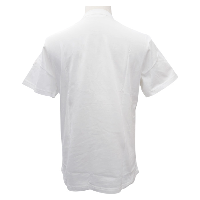 MONCLER モンクレール ポロシャツ ホワイト ロゴ 半袖 正規品 メンズ MONCLER（モンクレール） Polo Shirt ポロシャツ 半袖 メンズ［8A703