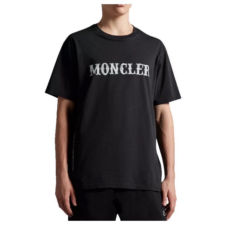 モンクレール Tシャツ メンズ レディース 7 モンクレール フラグメント ヒロシ フジワラ MONCLER T-SHIRTS H2 09U  8C00001M2350 999 BLACKブラック