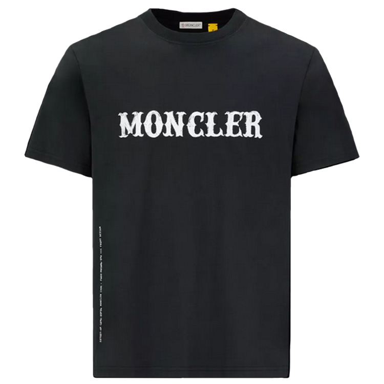 モンクレール Tシャツ メンズ レディース 7 モンクレール フラグメント ヒロシ フジワラ MONCLER T-SHIRTS H2 09U  8C00001M2350 999 BLACKブラック