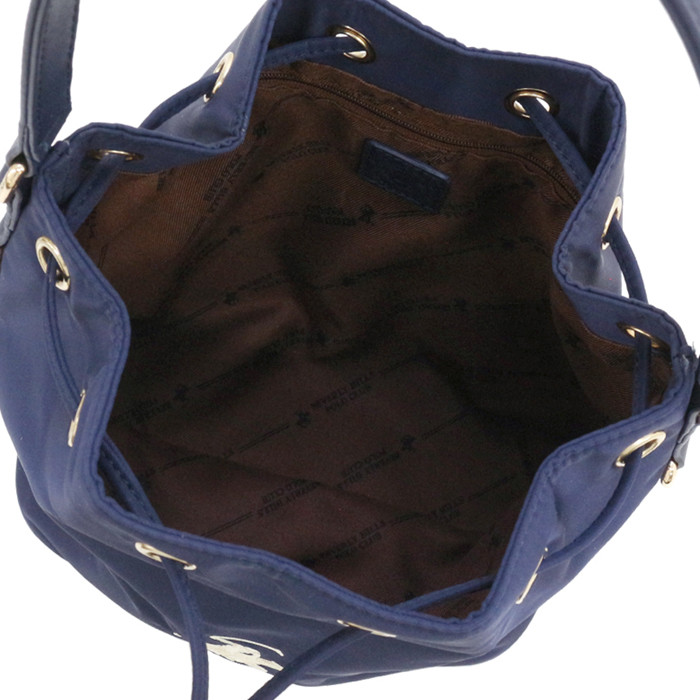 BEVERLY HILLS POLO CLUB 巾着型バッグ BH4001 GRAY ビバリーヒルズポロクラブ BEVERLY HILLS POLO CLUB ナイロン