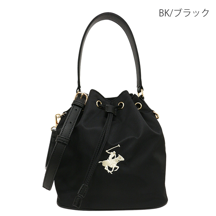 【BEVERLY HILLS POLO CLUB】国内発送 ショルダー 巾着型バッグ BEVERLY HILLS POLO CLUB ビバリーヒルズ ポロクラブ ナイロン