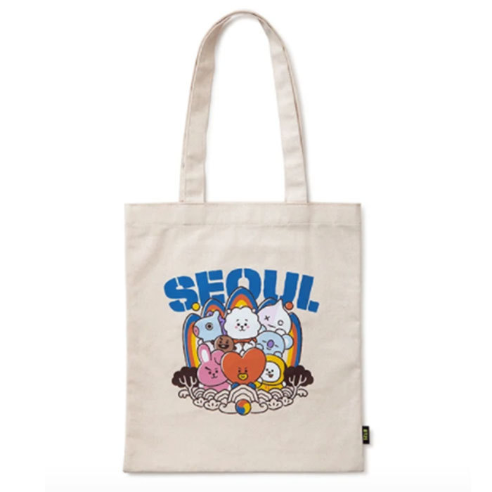 bt21 トートバッグ btsグッズ エコバッグ BT21 トート CITY EDITION 