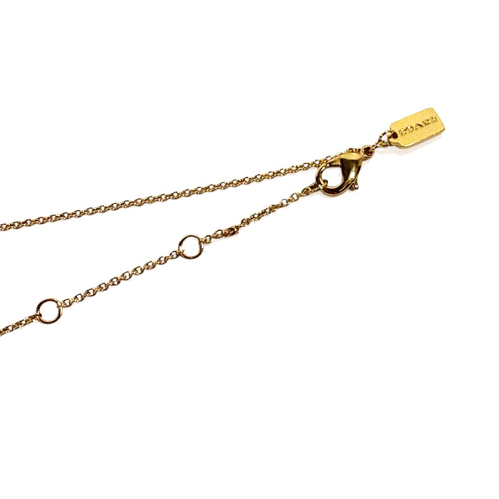 COACH（コーチ） 並行輸入品 ネックレス ゴールド ロゴ レディース