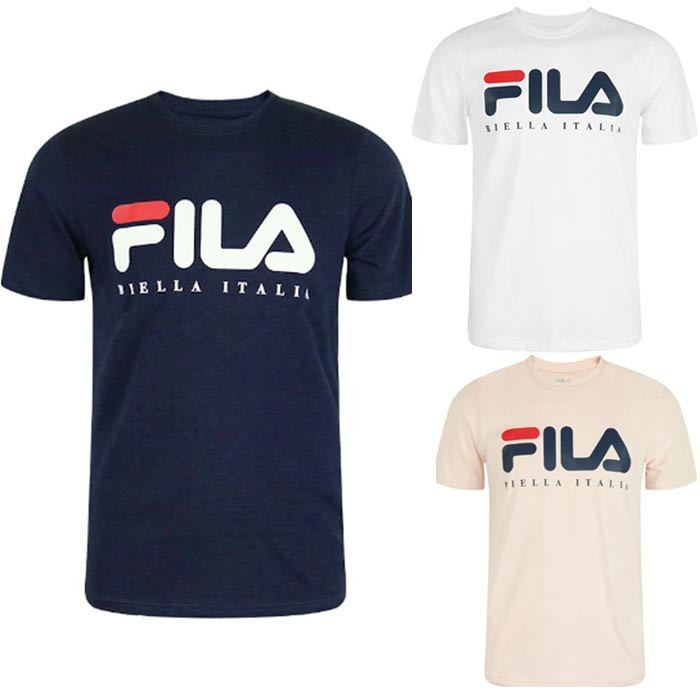 FILA フィラ BIELLA ITARIA TEE ロゴプリントティシャツ(Tシャツ